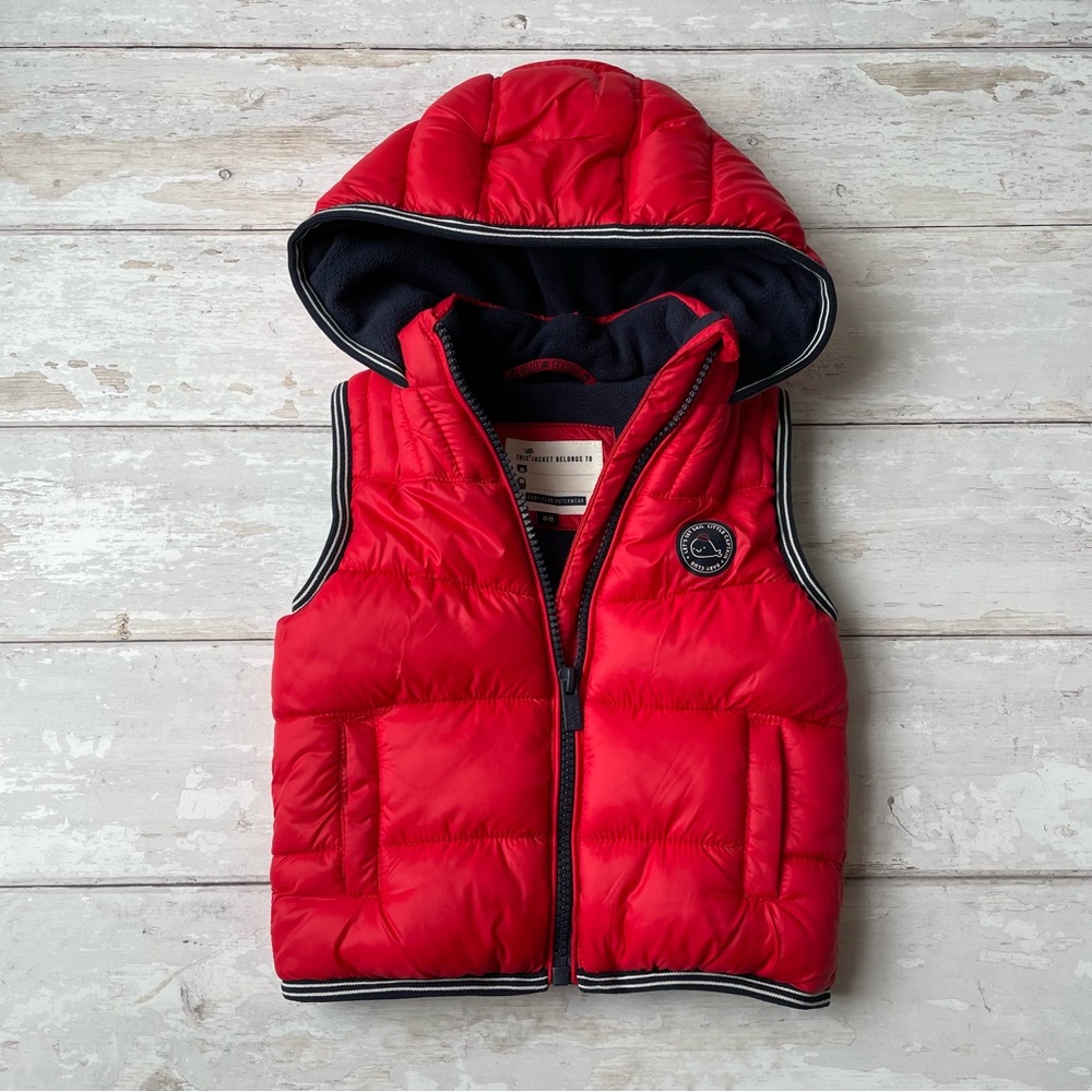 Baby Hooded Puffer Vest 3-6 m